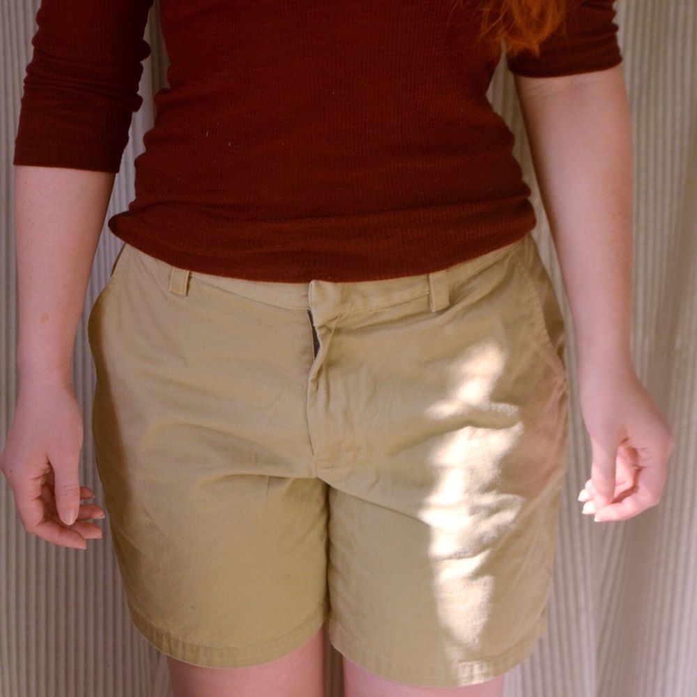 Unisex American Apparel Khaki Shorts